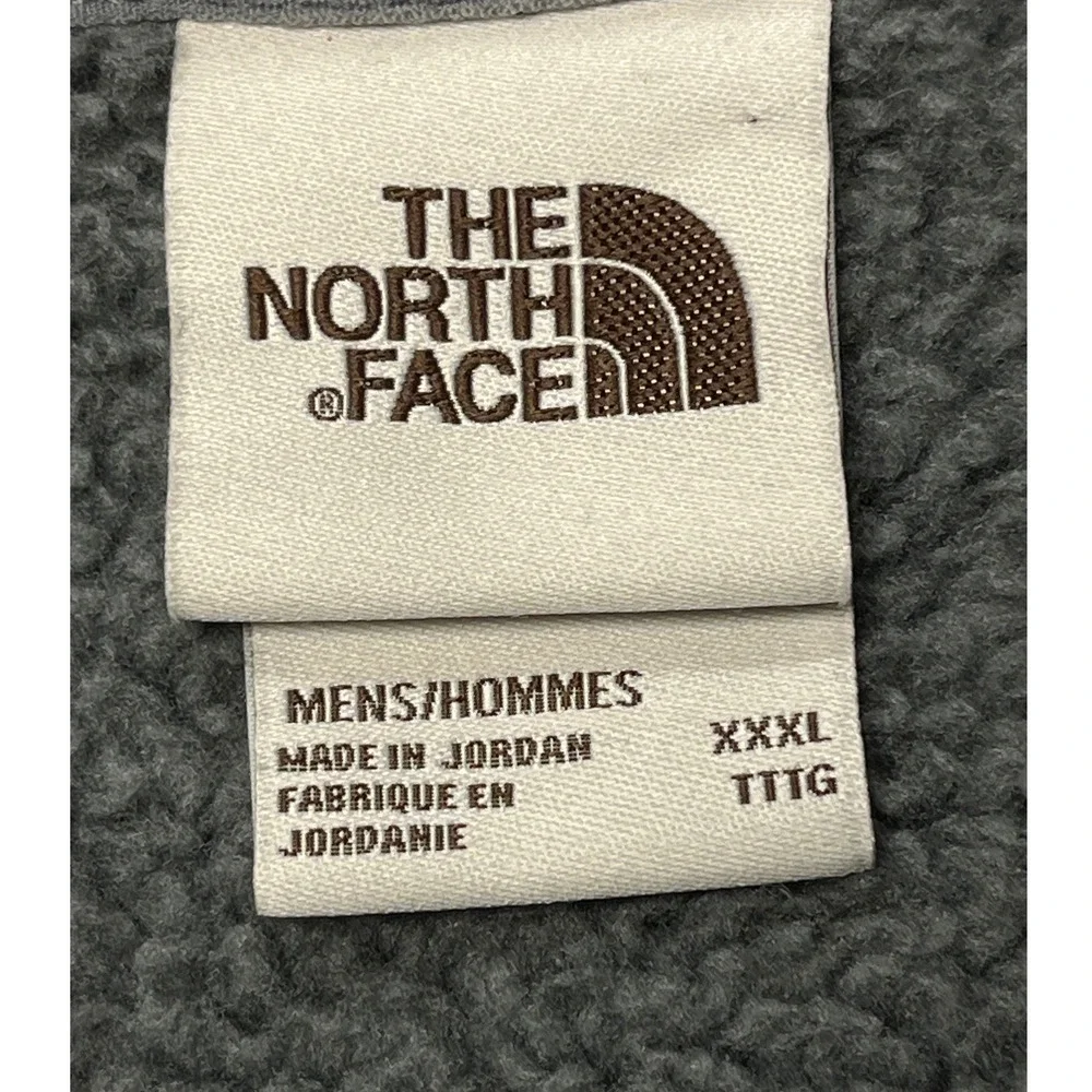 NORTH FACE Gordon Lyons Fleece Vest XXXL Gray Full Zip Gorpcore Hiking Layer